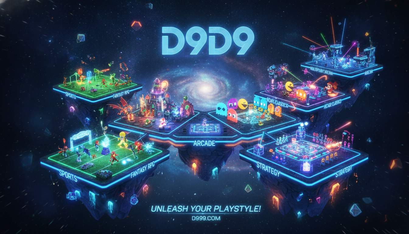 Various game categories at D9D9